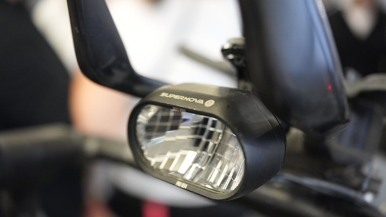 close up details of expensive bikes