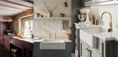 brass sink fireclay sink marble sink