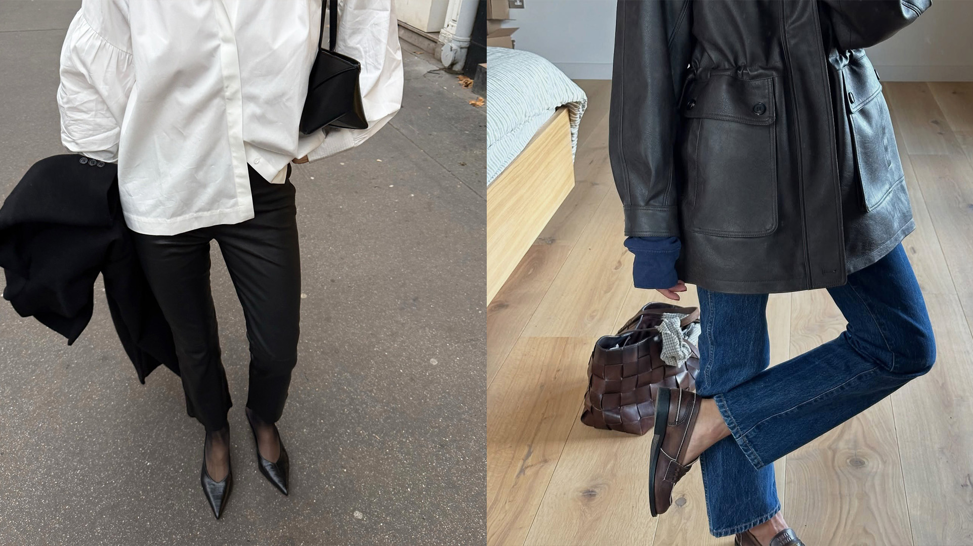 Influencers wearing cropped flares