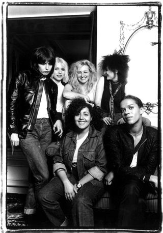 Chrissie Hynde of The Pretenders, Debbie Harry of Blondie, Viv Albertine of The Slits, Poly Styrene of X-Ray Spex, Siouxsie Sioux of Siouxsie And The Banshees and Pauline Black of The Selecter