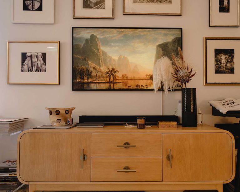 Can you hang art above the TV? | Homes & Gardens