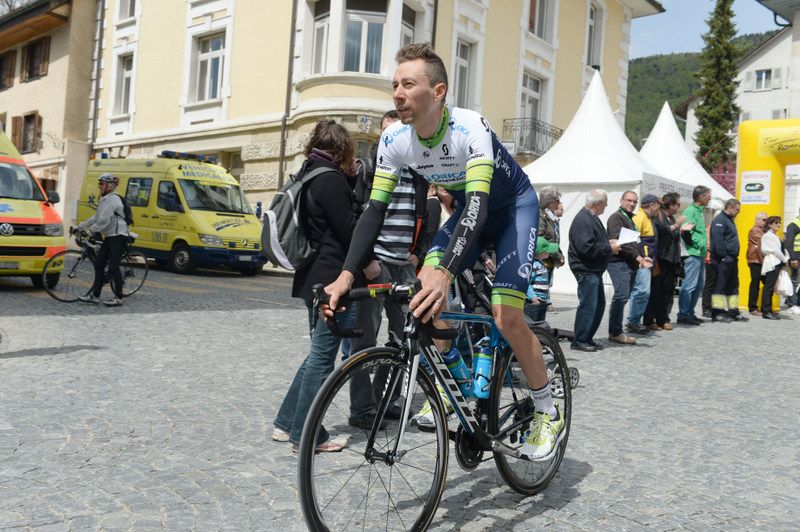 Birthday boy Ivan Santaromita (Orica-GreenEgde)