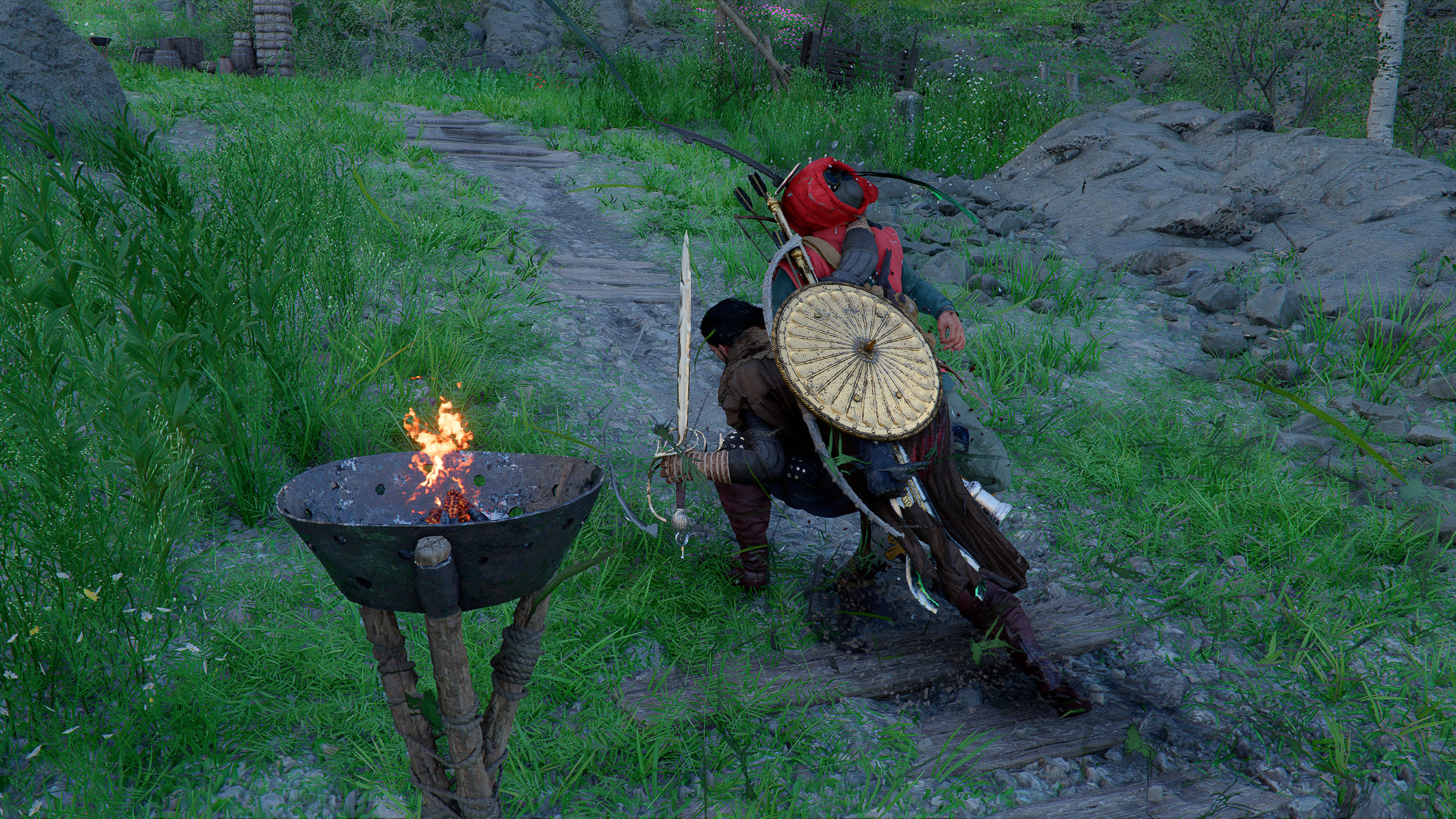 Clothesline attack in Crimson Desert
