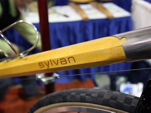 Sylvan says the hollow, laminated octagonal wood tubes are as stiff as steel but 20-30% lighter.