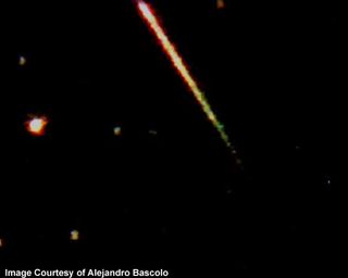 Image of Leonids meteor shower over Glen Rose, TX