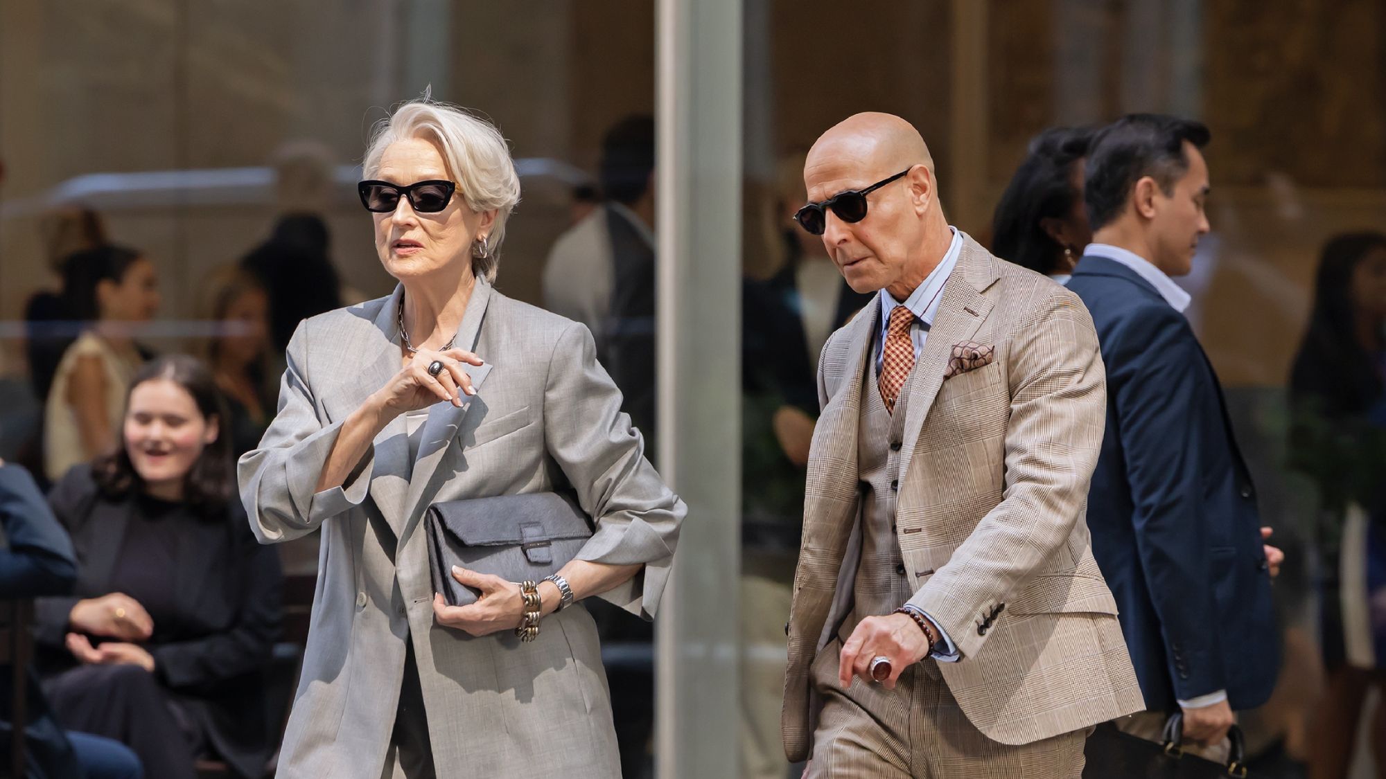 Meryl Streep and Stanley Tucci film 'The Devil Wears Prada 2'