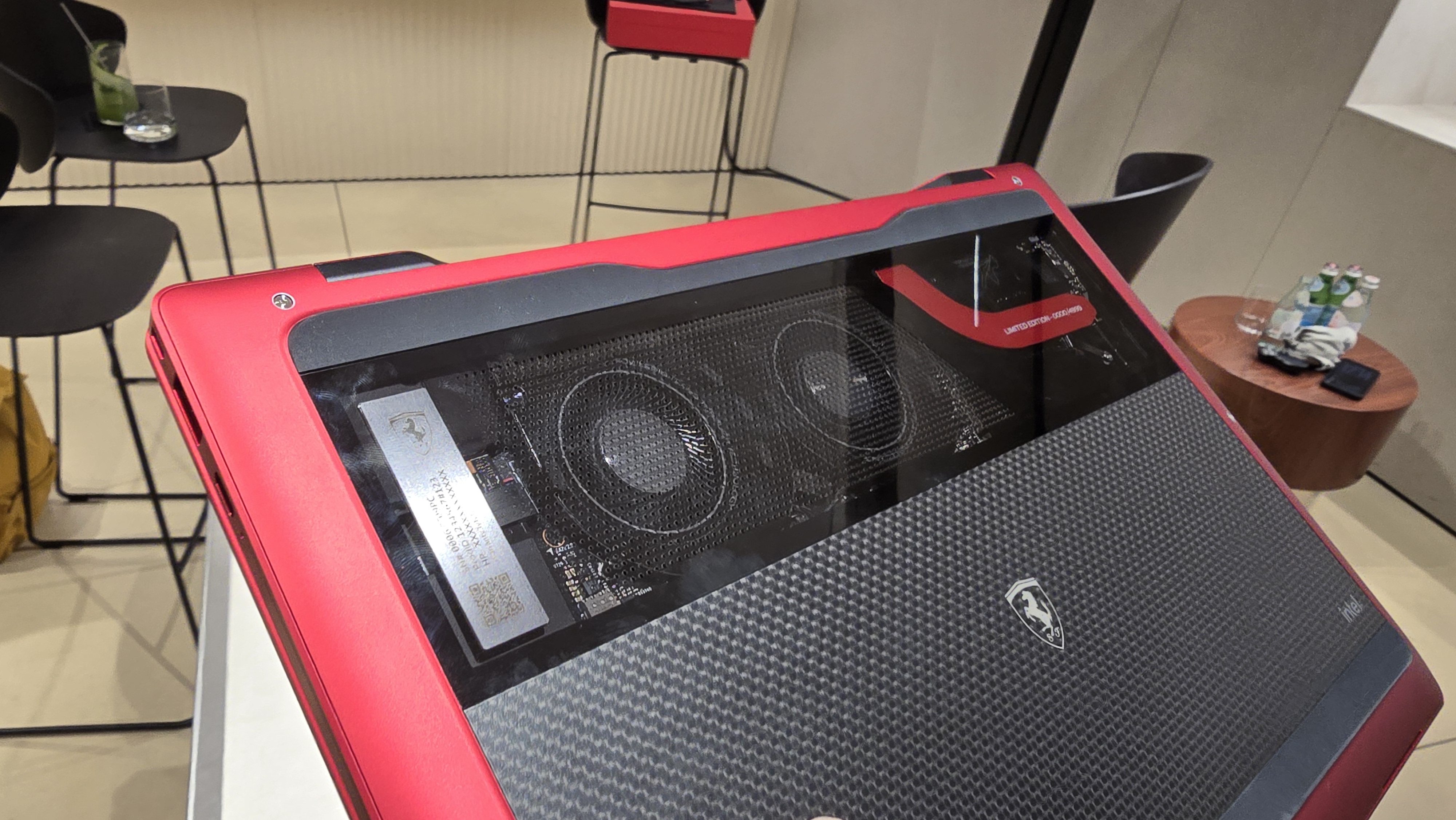 HP Limited Edition Scuderia Ferrari AI PC laptop hands-on
