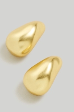 Sculptural Droplet Statement Earrings
