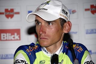 Czech Roman Kreuziger (Liquigas) following the Tour de Suisse.
