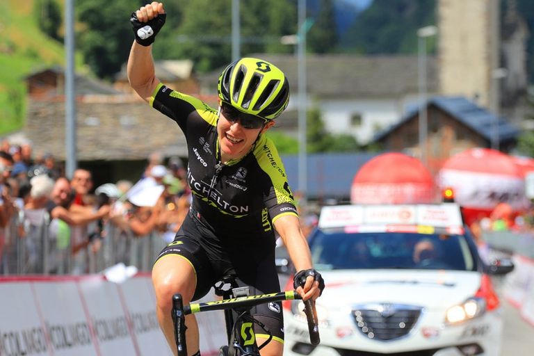 Amanda Spratt wins Giro Rosa stage six. Image: Giro Rosa