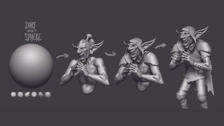 Creating a 3D render of a goblin character, by Nicolas Guillet