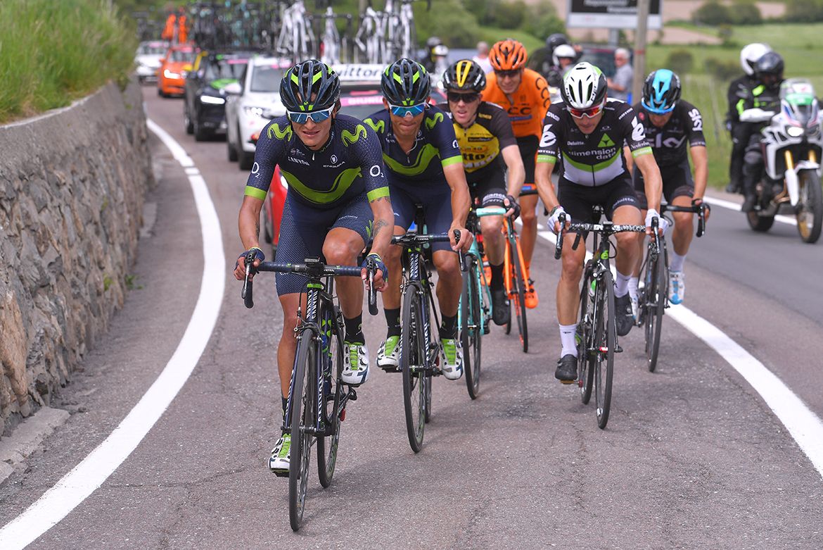 Movistar setting the pace at the Giro d'Italia