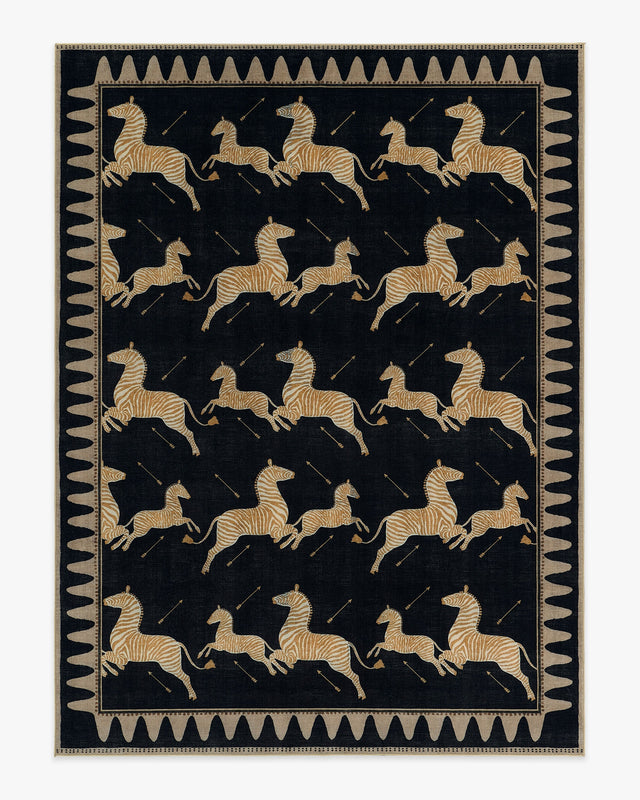 Ruggable, Zebras Black &amp;amp; Natural Rug