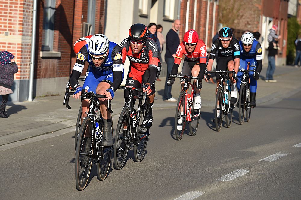 The pushed had but couldn't make up any ground on Stuyven