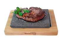 Black Rock Grill Lava Stone Steak Cooking Rock