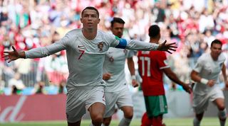 Cristiano Ronaldo Morocco goal