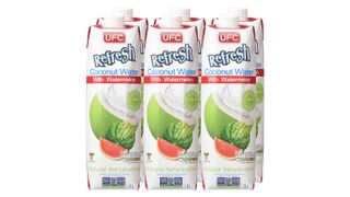 UFC Refresh coconut water with watermelon