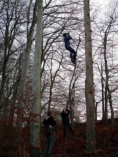 Let down carefully after the jump