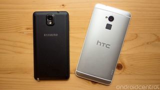 HTC One Max, Galaxy Note 3