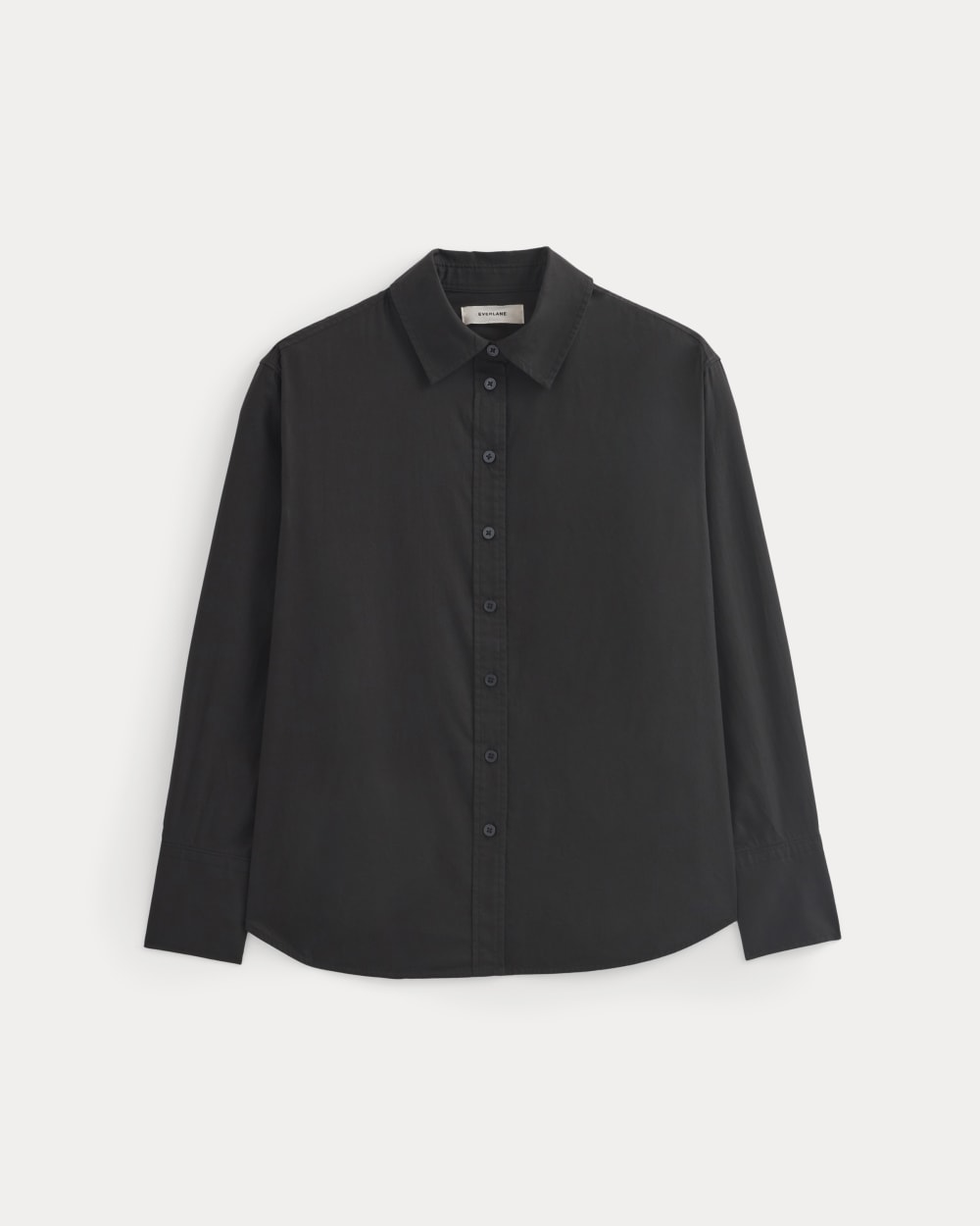 Everyday Shirt in Silky Cotton | Black - Xxs