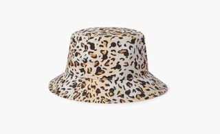 Surf style inspired leopard print bucket hat by Celine