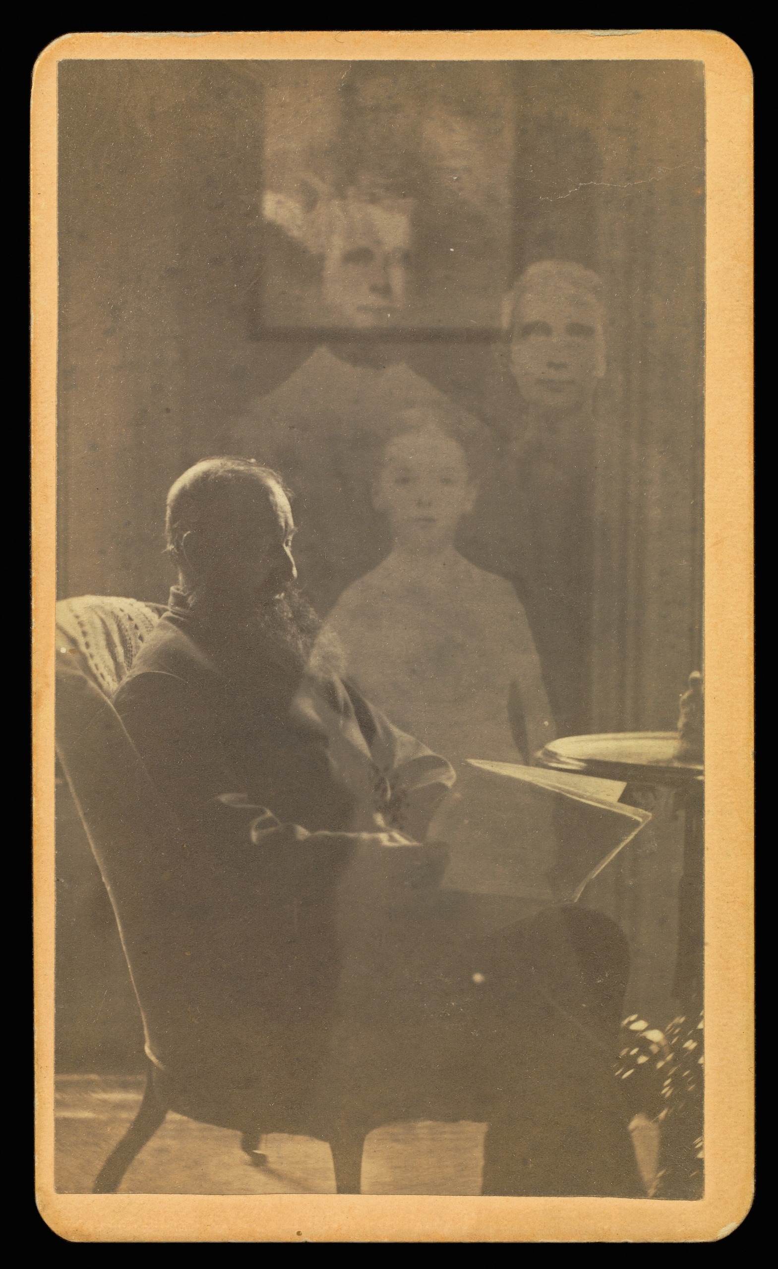 A spirit photograph by William H. Mumler