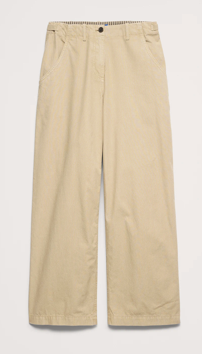 Banana Republic x La Ligne, The Wide-Leg Cotton Chino