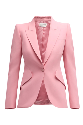 Alexander McQueen pink blazer