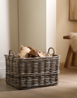 Kubu Log Basket | the White Company
