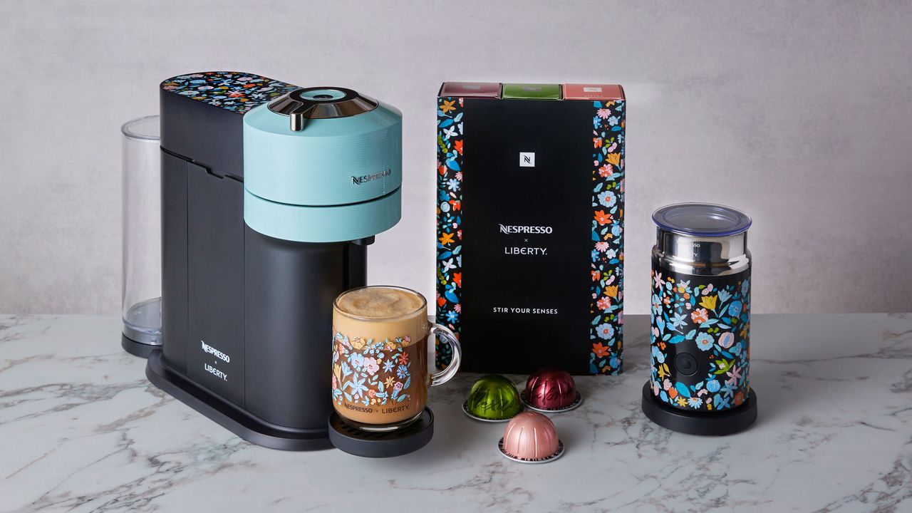 Nespresso x liberty coffee machine