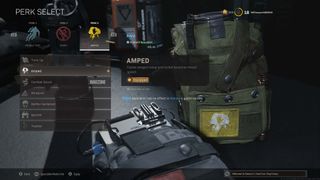 call of duty warzone loadout perk amped