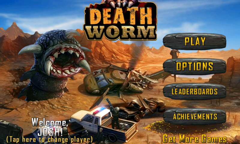 death worm mobile game