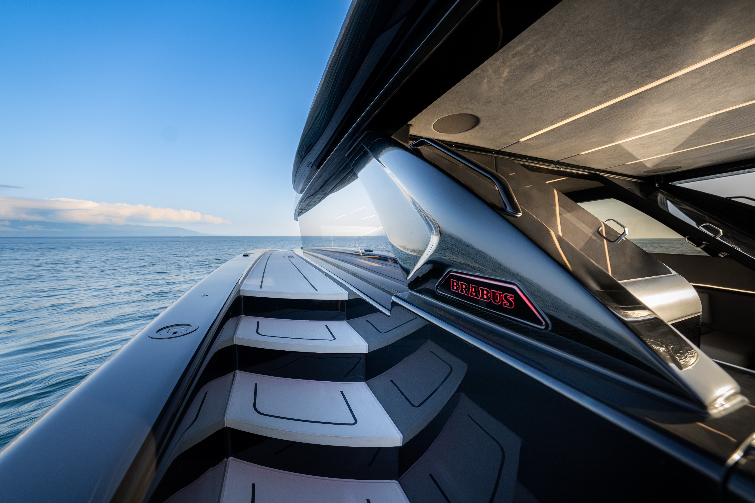 On deck on the Sunreef Brabus Ultima 55