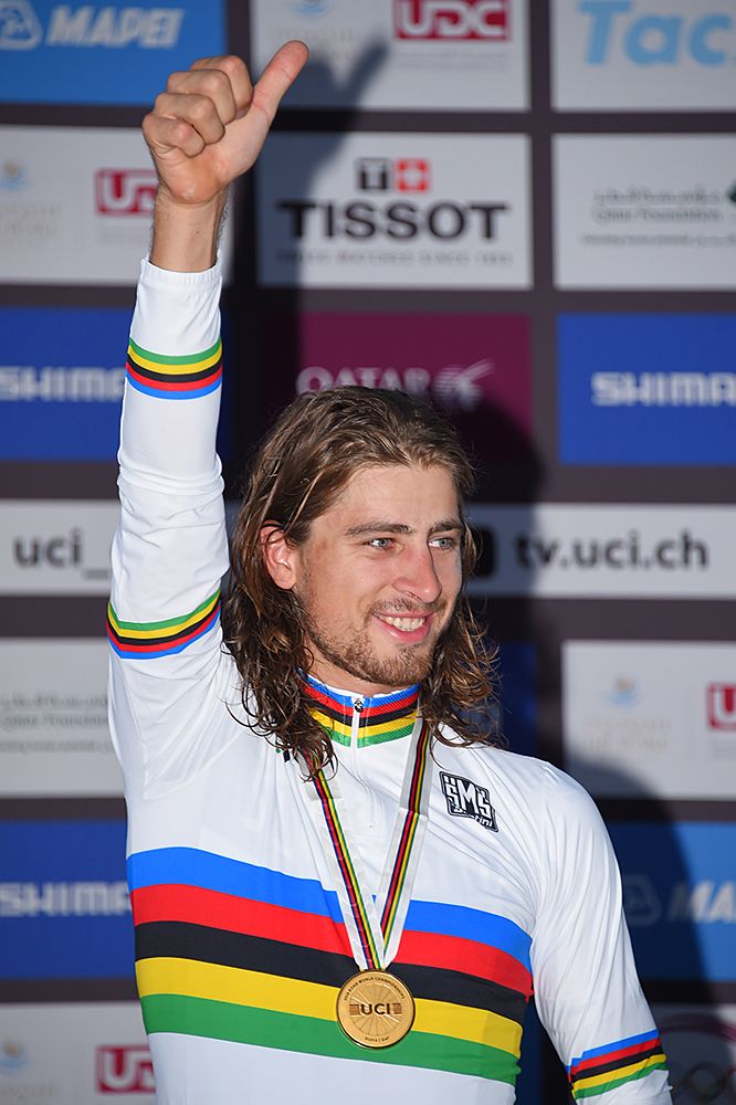 Peter Sagan to spend another year in the rainbow jersey