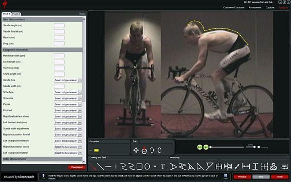 One very interesting consequence of raising his stem one centimetre was that his actual position became lower and more aerodynamic.