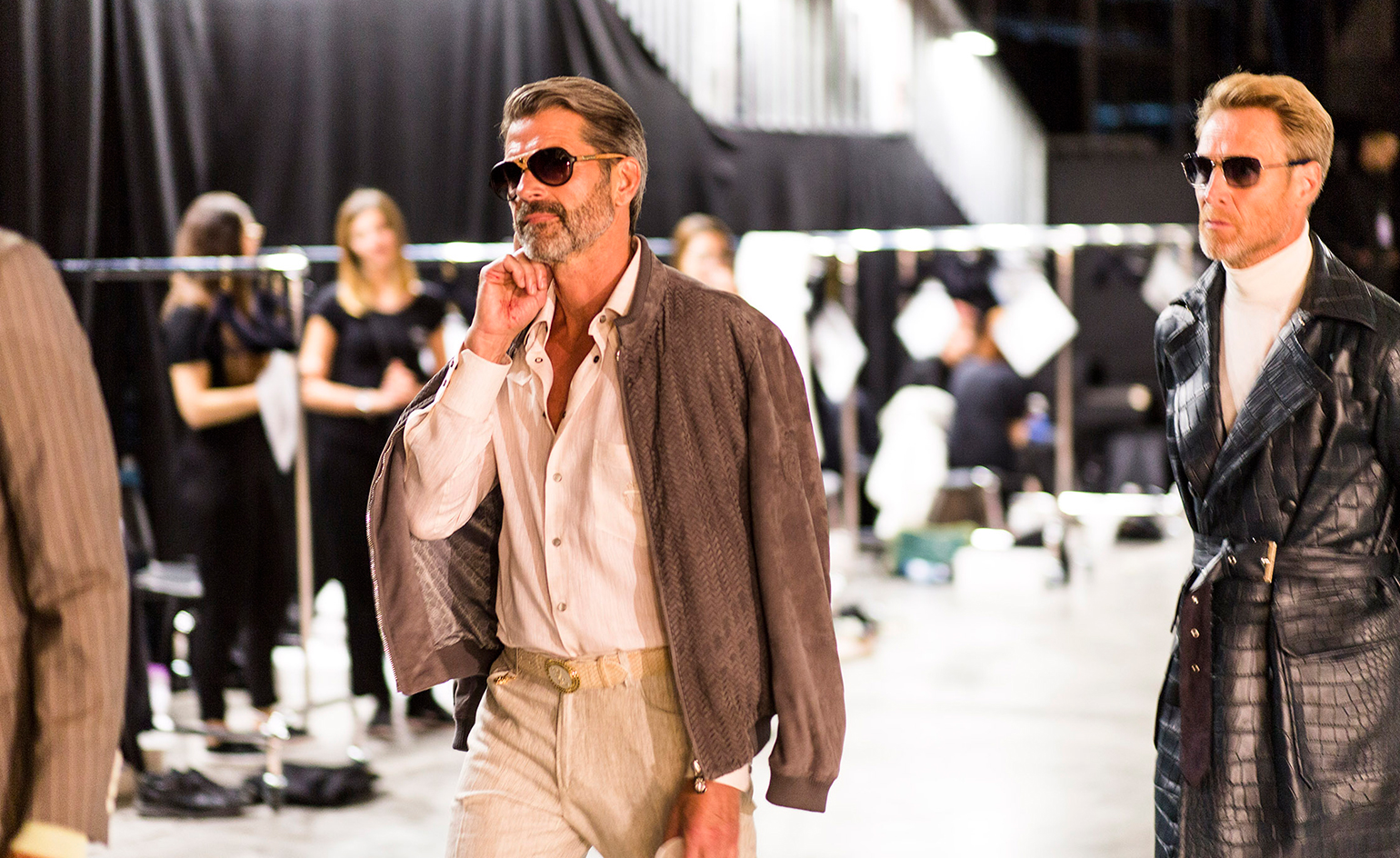 Models at Billionaire S/S 2018