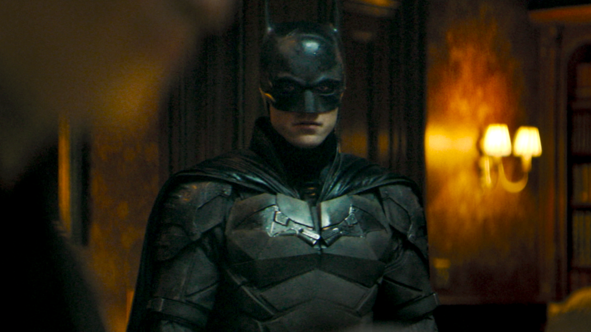 Robert Pattinson in the batsuit in &#039;The Batman&#039;