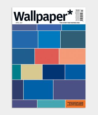 Martino Gamper & Brigitte Niedermair Wallpaper* magazine cover design inspired by Google Images, for the April 2017 issue