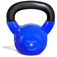 Yes4All Kettlebell Vinyl Coated 15lb: was $22.15, now $16.49 at Amazon