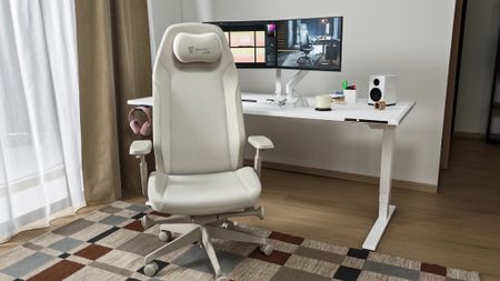 The Secretlab Atlas on show at the brand's Singapore showroom and office.