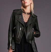 Balfern leather biker jacker