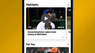 iOS 16 News app with My Sports video highlights