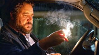 Russell Crowe as Tom Cooper in "Unhinged" now streaming on Netflix