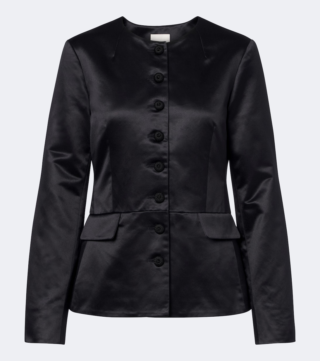 Verity Cotton and Silk Satin Jacket