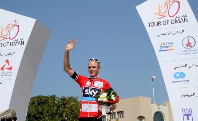 Race leader Chris Froome (Sky)