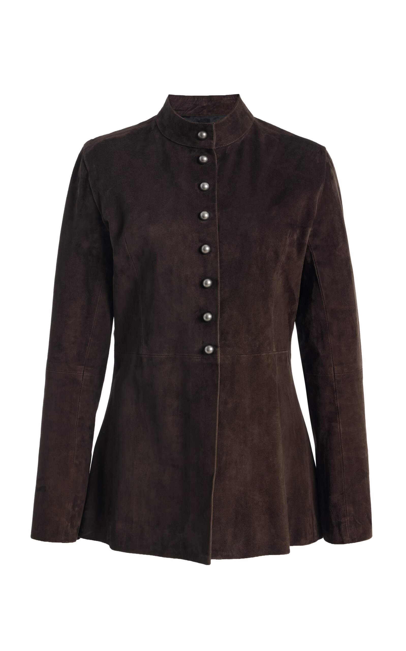 X Olympia of Greece Exclusive Maria Suede Jacket