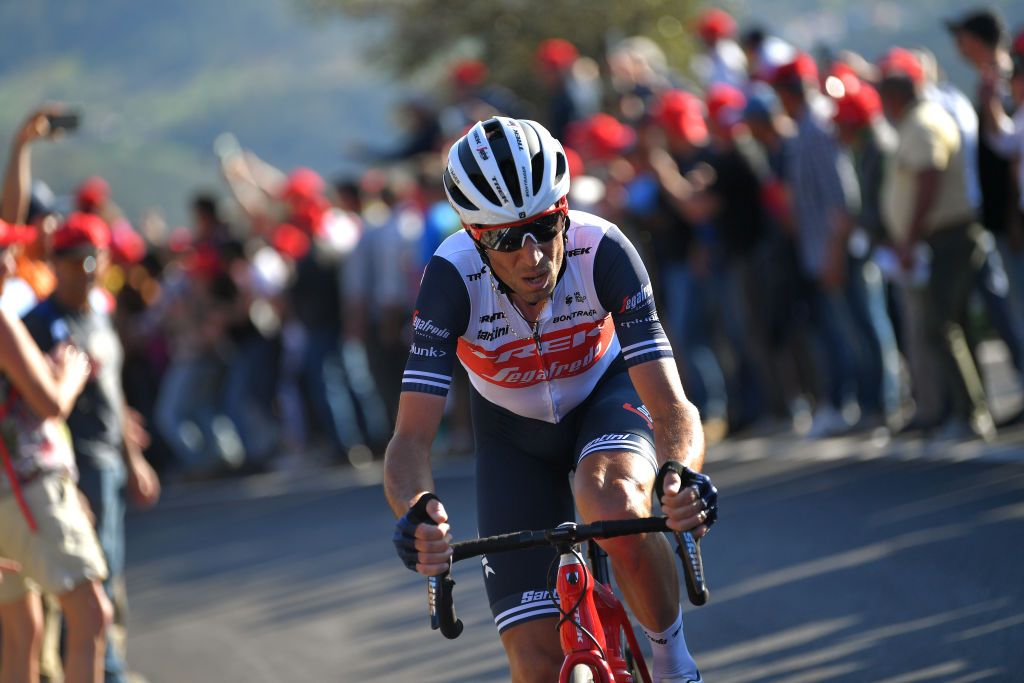 Trek-Segafredo’s Vincenzo Nibali at the 2020 Volta ao Algarve