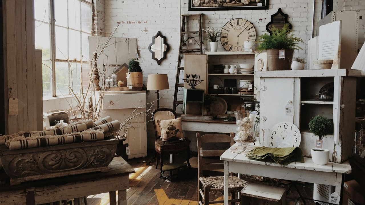 A vintage and antique furniture sale
