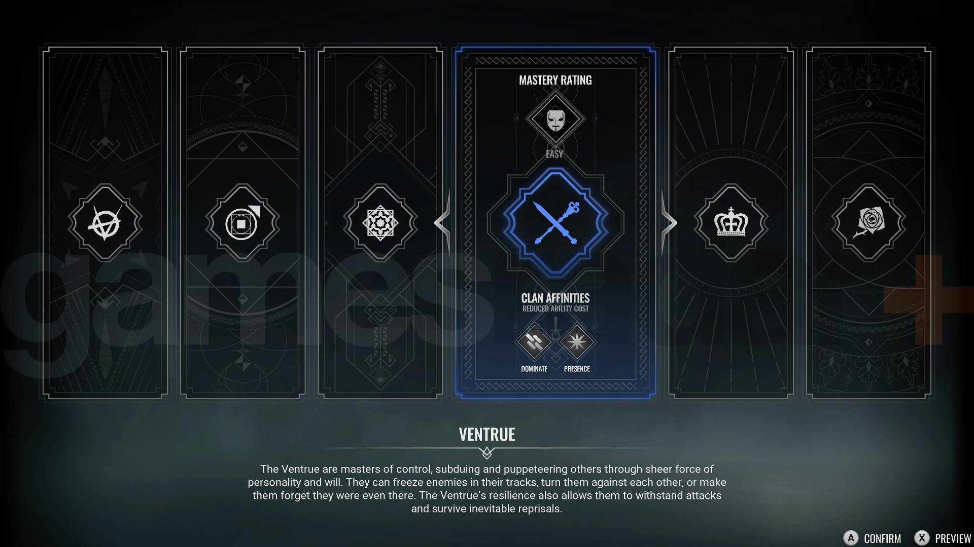 Bloodlines 2 Ventrue clan