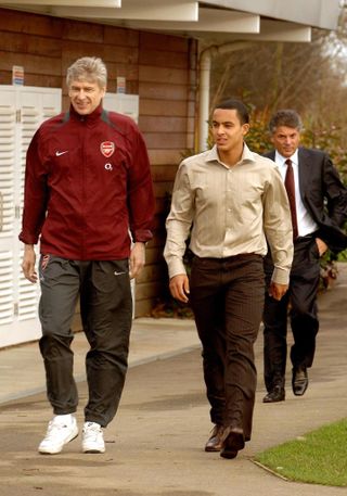 Theo Walcott played under Arsene Wenger during his whole time at Arsenal (John Stillwell/PA)